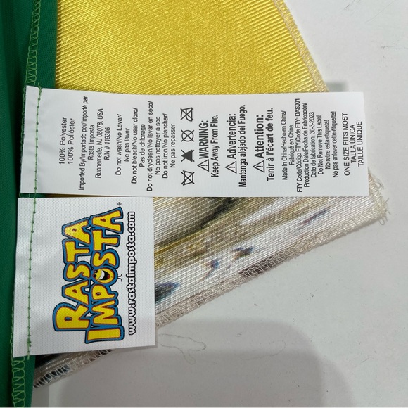 Rasta Imposta Costume Tequila Bottle & Lime Slice Couple Cosplay Party One Size - Picture 10 of 10